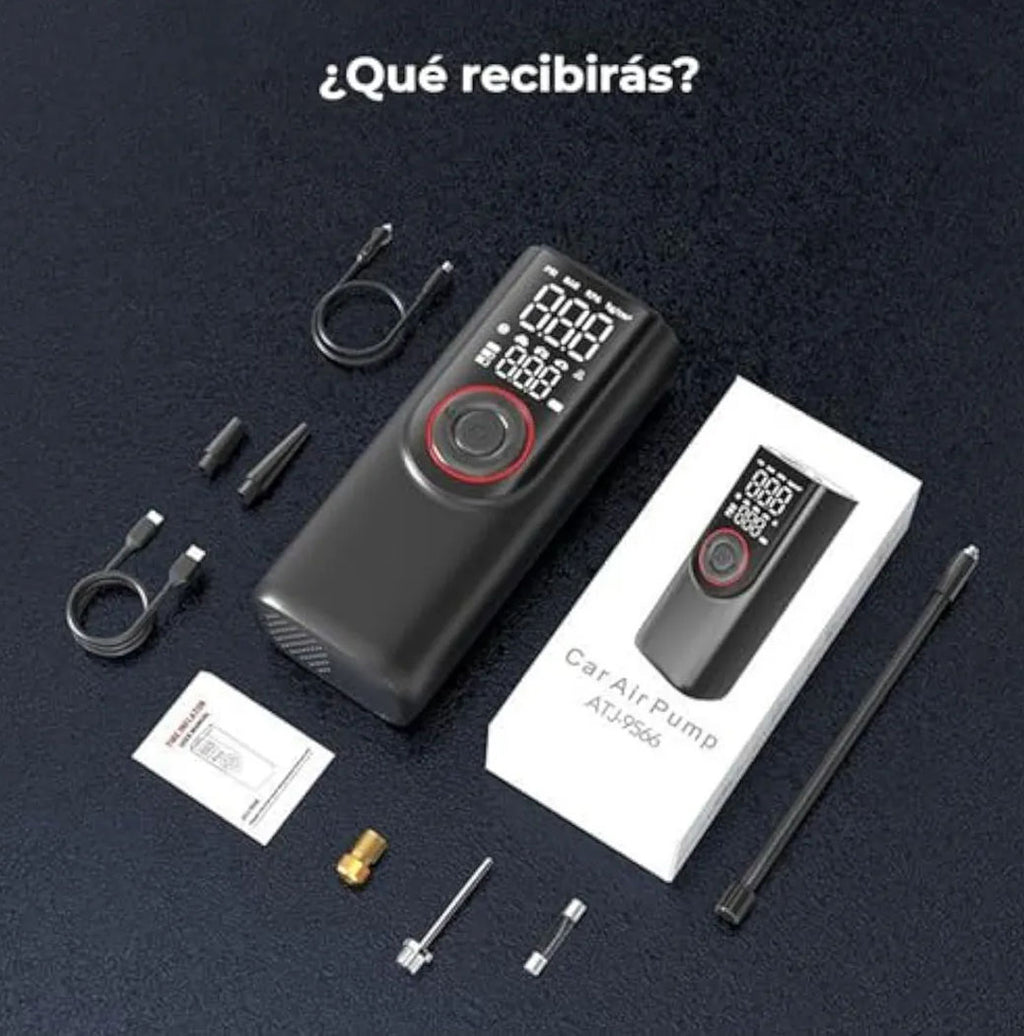 Inflador Eléctrico Portátil Para Carro