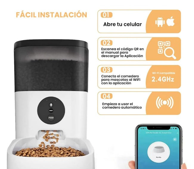 COMEDERO PARA MASCOTA INTELIGENTE